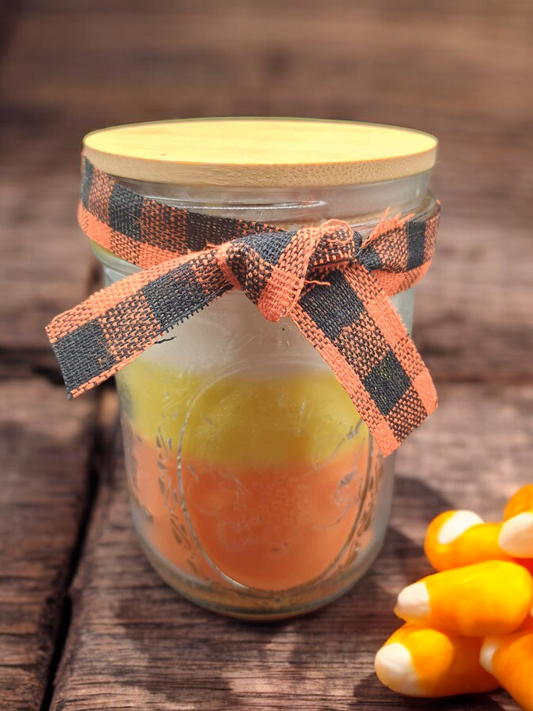 Candy Corn Candle